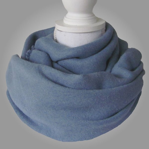 Winter Tuch Halstuch blau