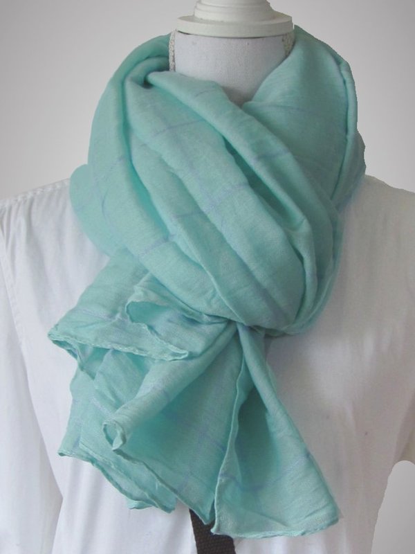 XL Sommer Tuch Halstuch Kopftuch Hijab türkis