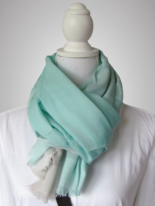 XL Sommer Tuch Halstuch Kopftuch hijab grün